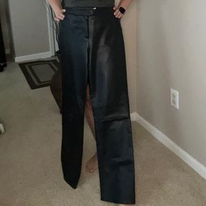 MAX STUDIO leather pants